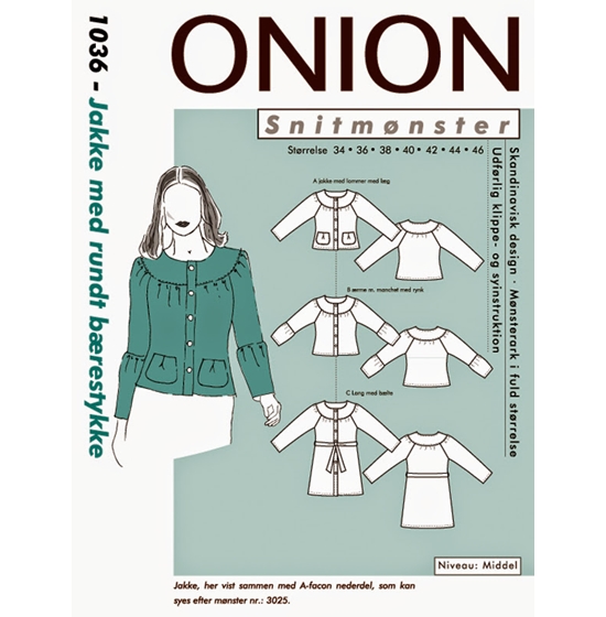 Onion 1036 Snitmønster